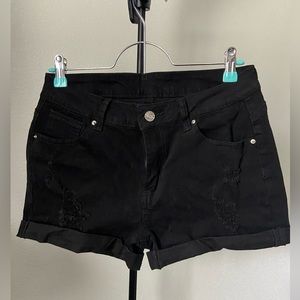 Jeans- Black Shorts